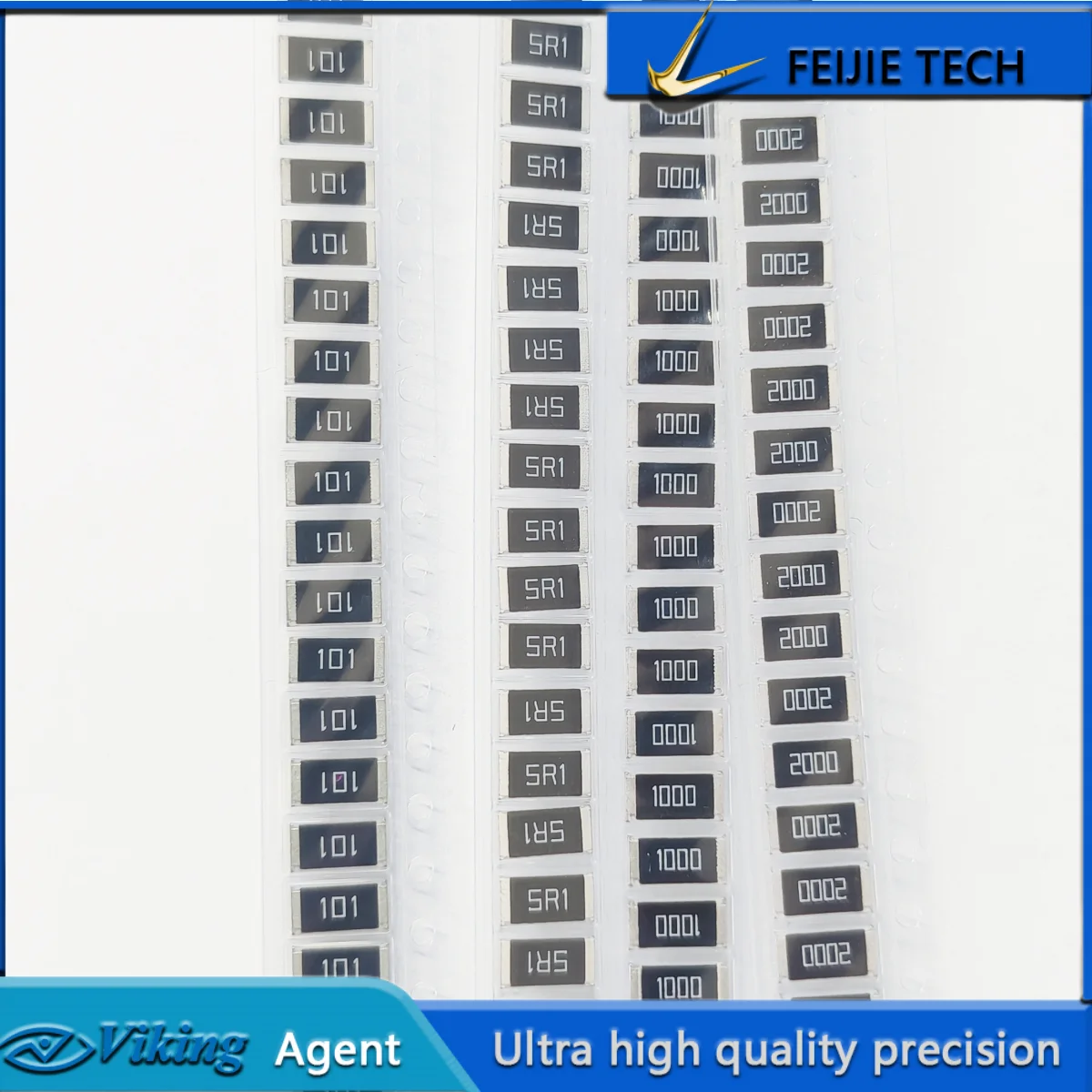 SMD Resistor 50PCS/lot 2W 2512 1% SMD high-power thick film resistor 1R 2R 4.99R 6.8R 10R 12R 15R 20R 30R 47R 56R 91R 100R 470R 1K 2K 6.8K10K