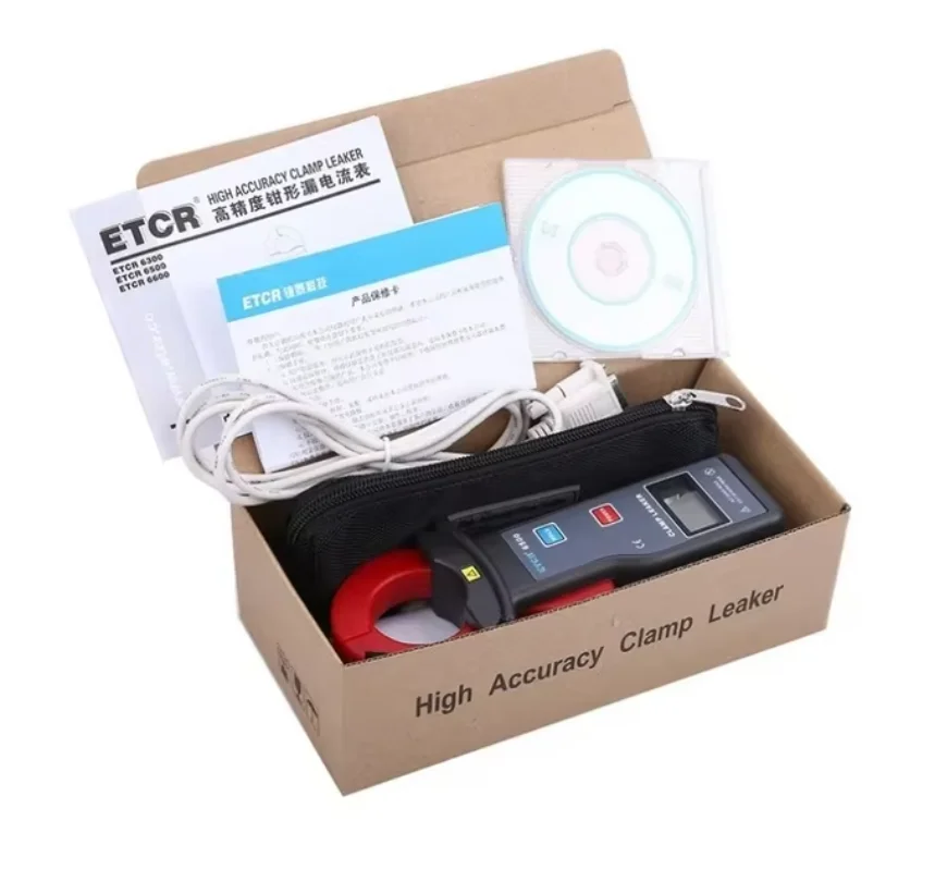 ETCR6500 High Accuracy Clamp Leaker meter 0.00mA~300.0A with RS232