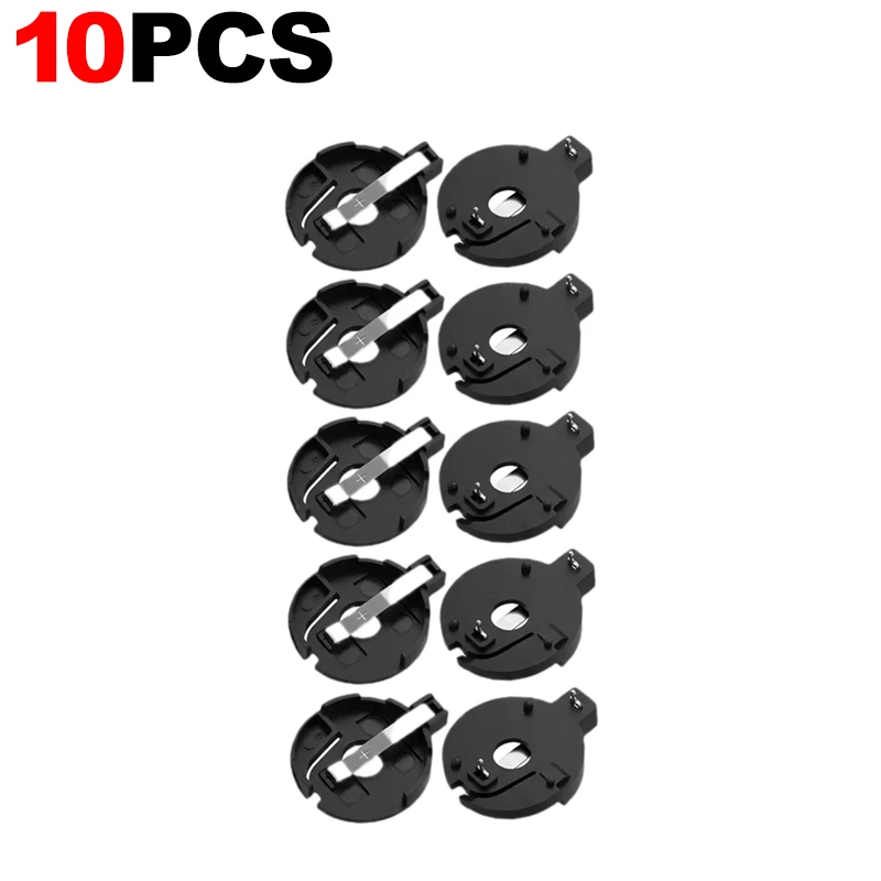10-100Pcs CR2032 Battery Holder Coin Cell Case CR2032 CR2025 CR2016 Coin Button Battery Holder with 2Pin 3V Solder Mounting Lead image 11
