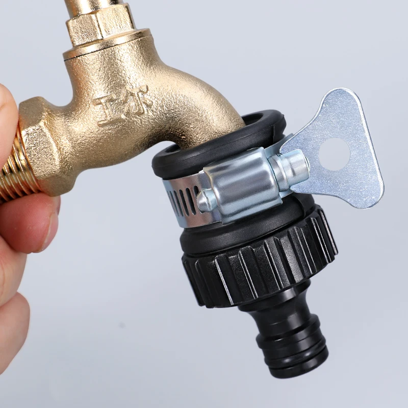 1pc adattatore per rubinetto raccordo per tubo flessibile in plastica universale raccordo rapido rubinetto per autolavaggio accessori per irrigazione da giardino