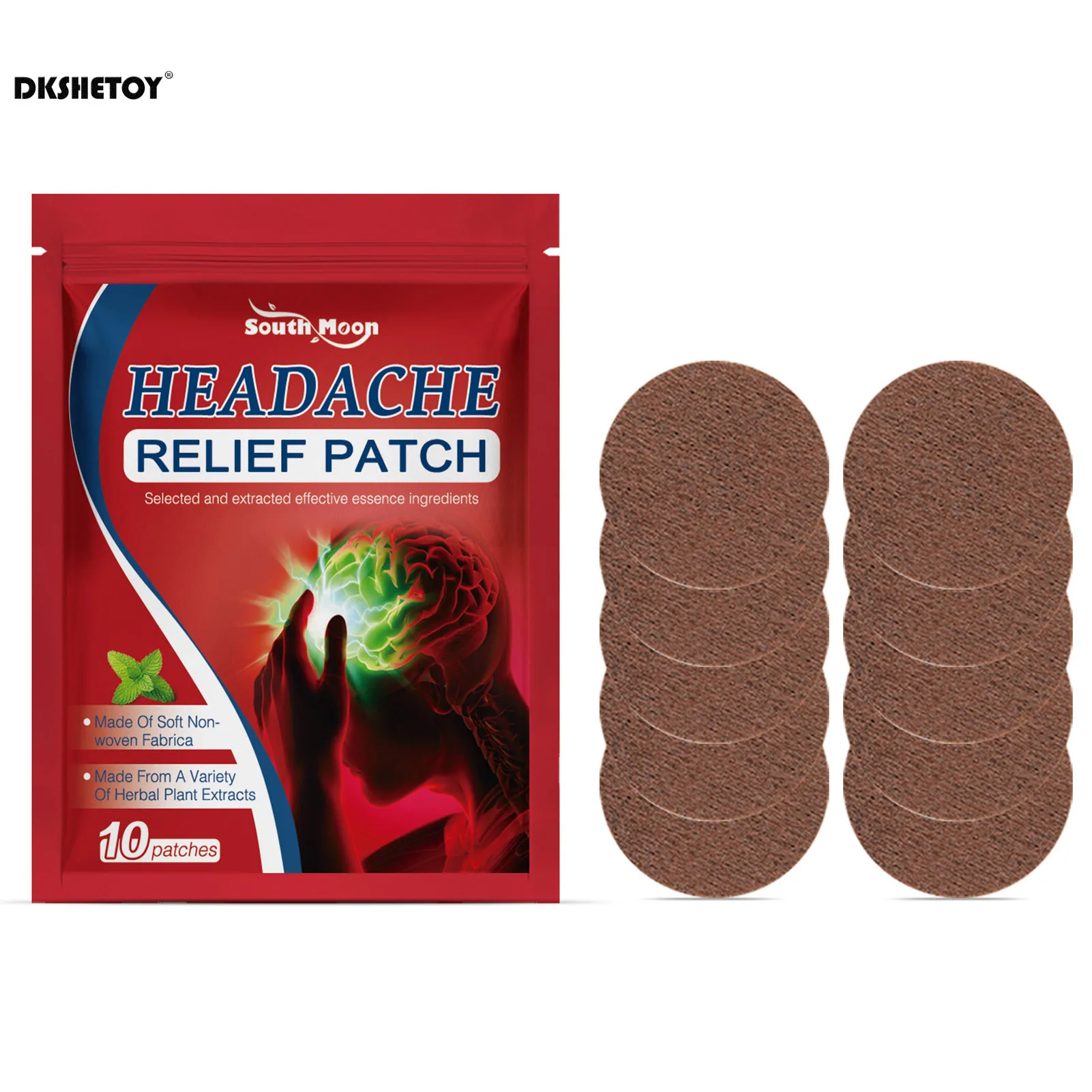 

Medicine Headache relief patch Relief Stickers No Side Effects Fast Acting Herbal plaster Headache patches Help Sleeping Patch