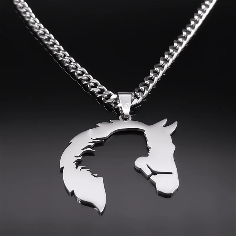 Collana Ragazza E Cavallo In Argento 925 – Ciondolo A Cuore Con Incisione – Regalo Amanti Cavalli - 5
