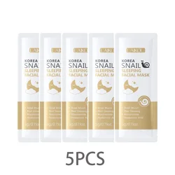Hydrating & Repairing Night Facial Mask Set - 5 - Piece Moisturizing Skin Care Collection (Snail)