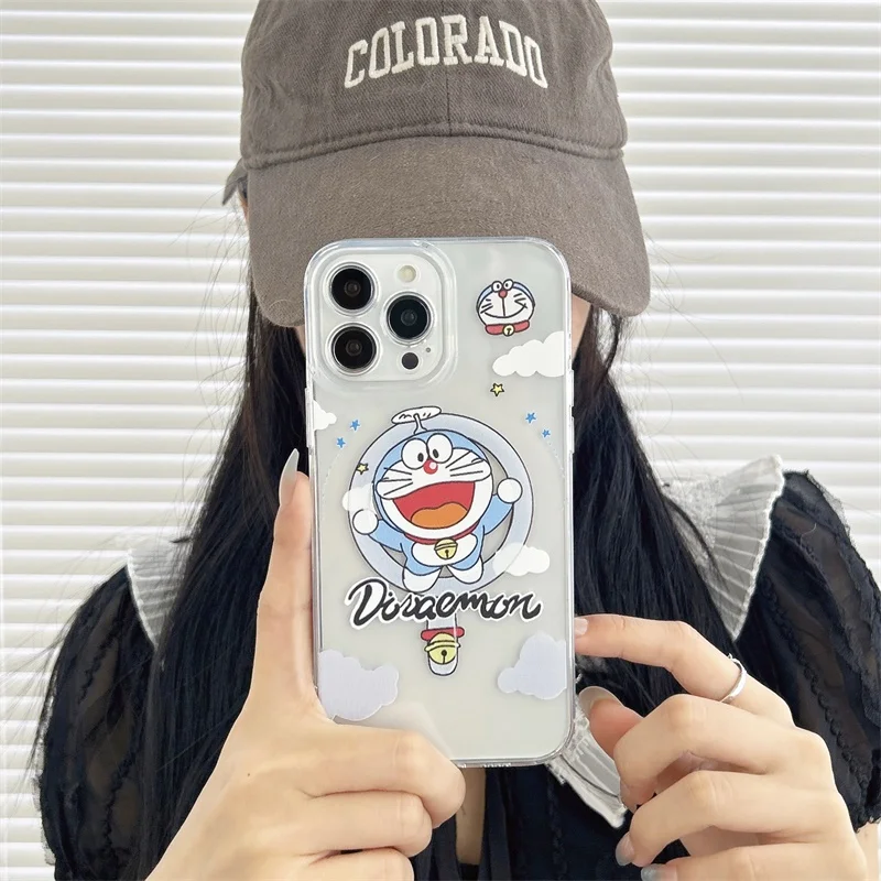 Japan Anime Cartoon Doraemon Nobita Nobi Case For iPhone 15 11 12