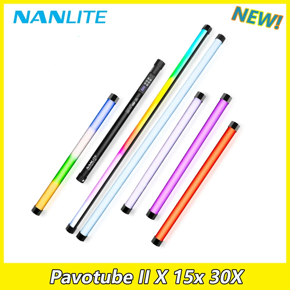 Ручной пульт дистанционного управления NANGUANG Nanlite Pavotube II 15X 30X светодиодный Tube 2700K-12000K