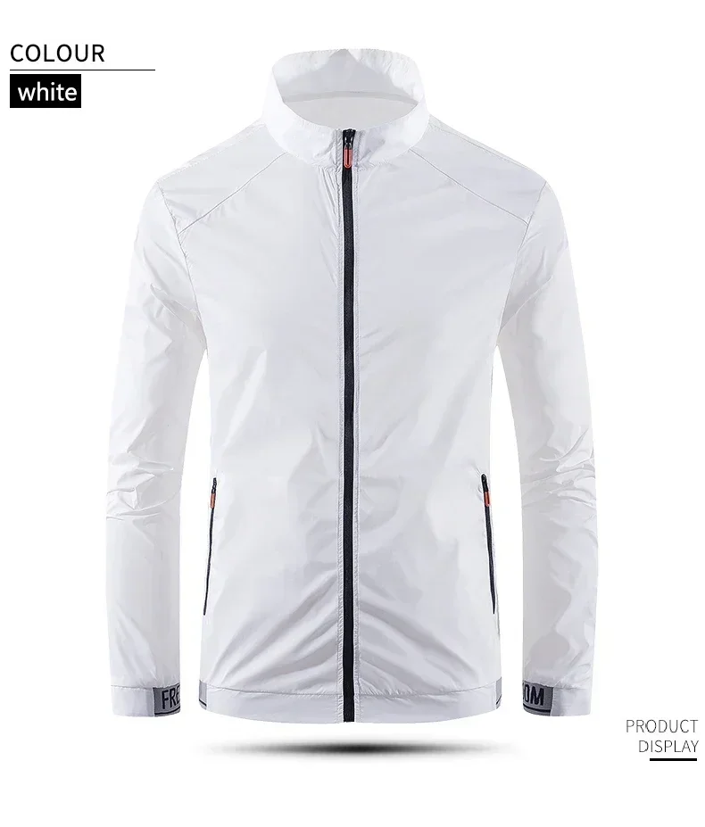 Waterproof Hiking Jacket - Quick Dry Sun Protection Outerwear for Camping  Fishing