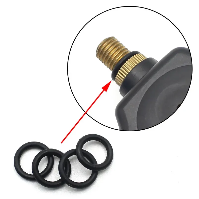 

50Piece Fishing Carp Accessories Rubber Washers Fit With Bait Alarm And Rod Rest M3/8 For Fishing Bite Alarms Fishing Tackle