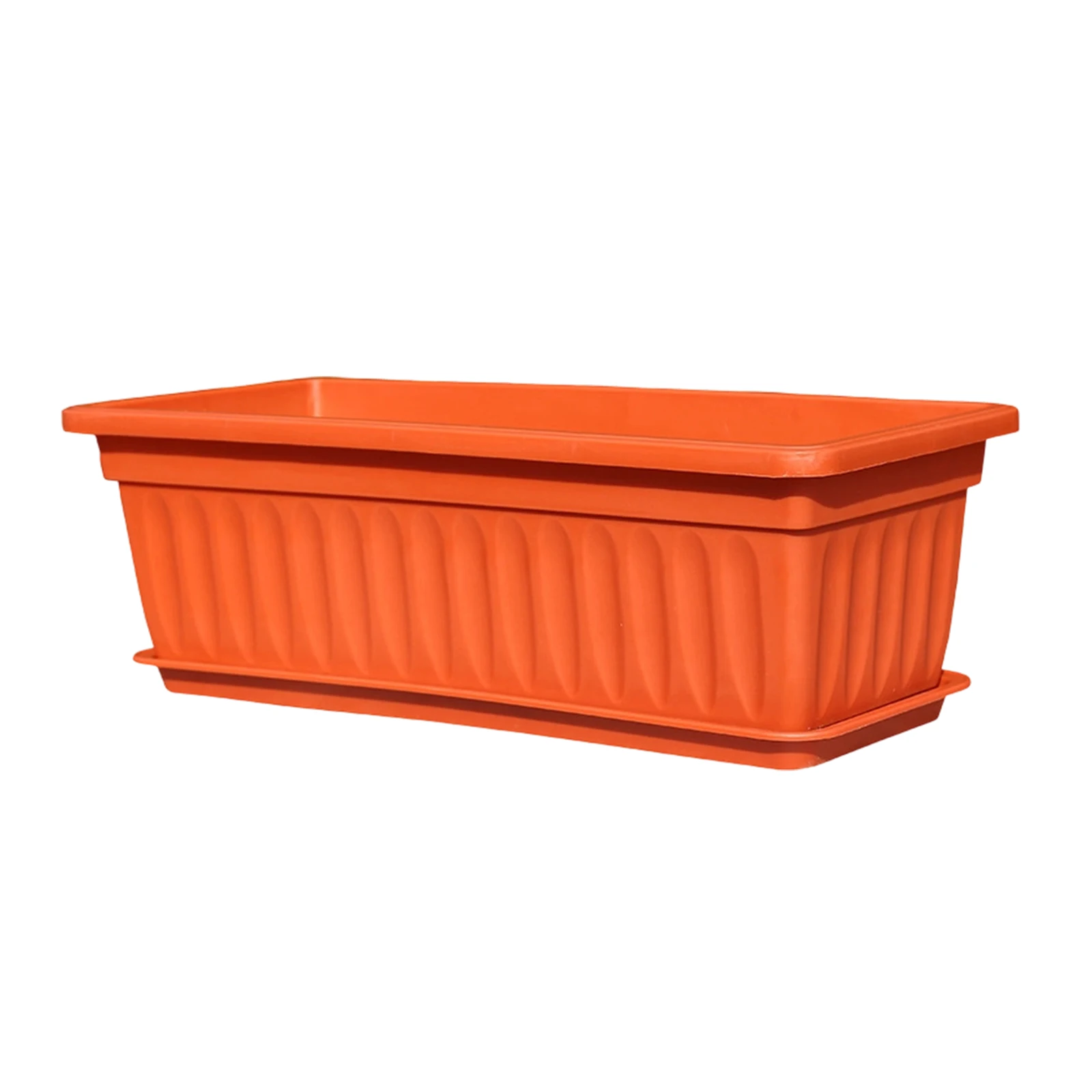 Plastic Vegetable Planters Rectangular Flowerpots For Balcony Indoor Gardening Breathable Plants Pots Garden Tools - 5