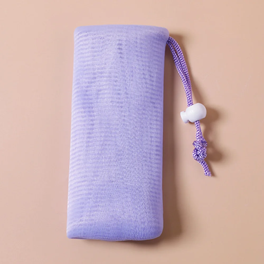 Exfoliating Mesh Soap Saver Pouch Bubble Foam Net Handmade Soap Mesh