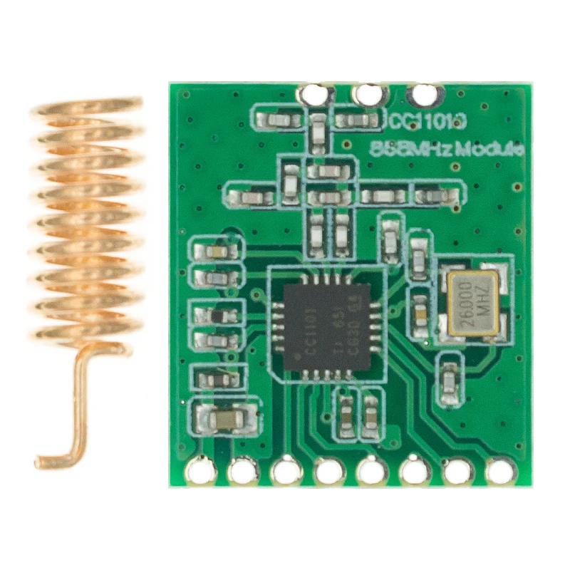 

CC1101 Wireless Module Long Distance Transmission Antenna 868MHZ SPI Interface Low Power M115 For FSK GFSK ASK OOK MSK 64-byte