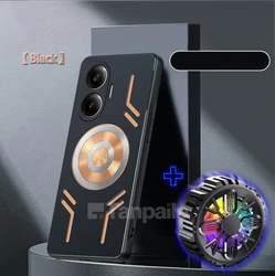Cooling Magnetic Shockproof Copper Metal Case - Enhanced Protection for POCO F7 Pro (Case and Fan)