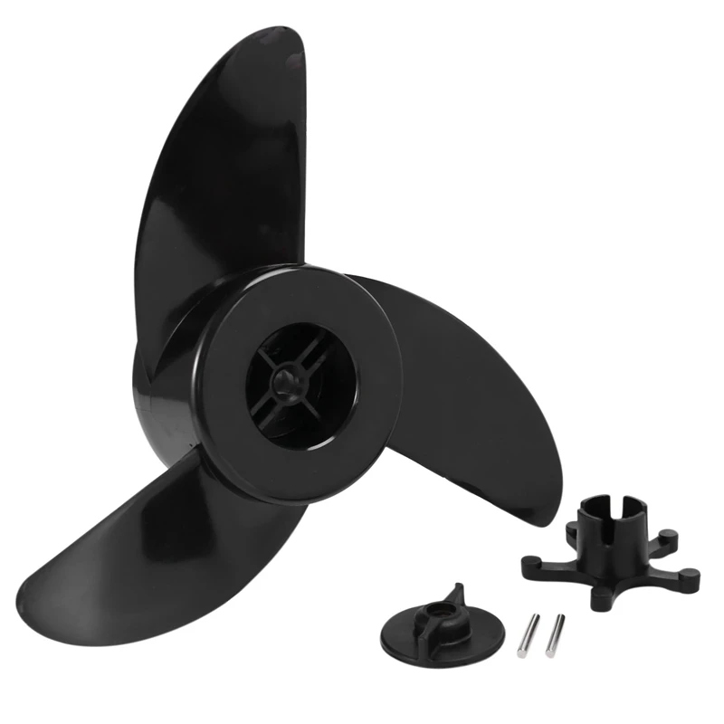 Eliche A 3 Pale Per Barche Fuoribordo Elettrico Traina Motore Prop E Dado Di Montaggio Marine Dinghy Fuoribordo Sostituzione Elica