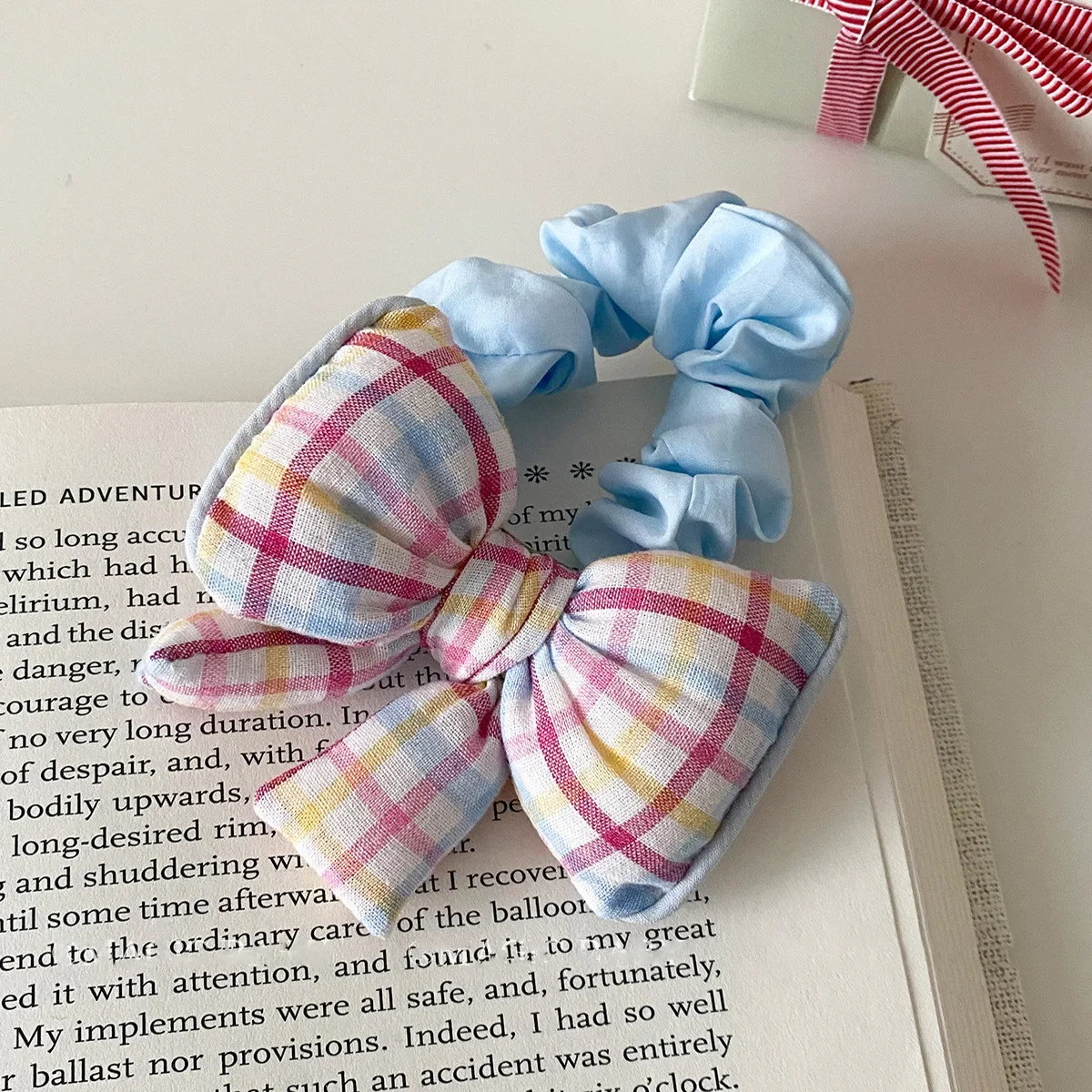 Floral Bow Scrunchies - Cute & Sweet Hair Accessories