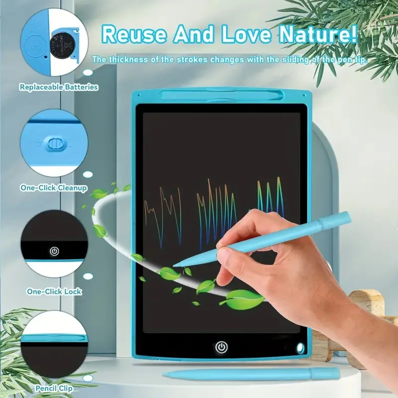 LCD Writing Tablet for Kids,Reusable Magic Drawing Board