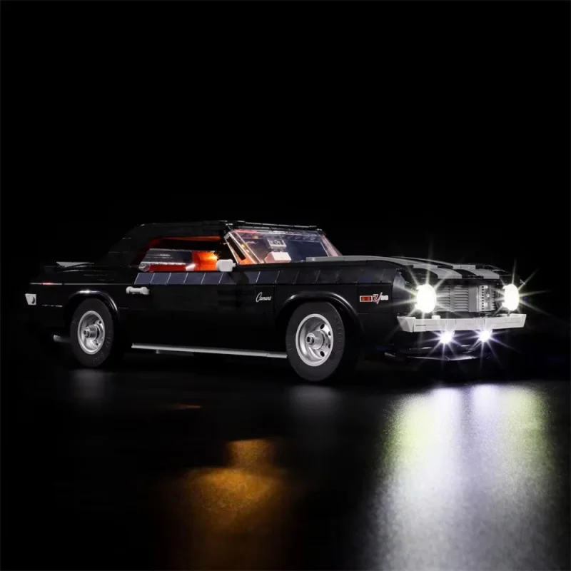 Illuminated LED Lighting Kit for Iconic Muscle Car Building Blocks