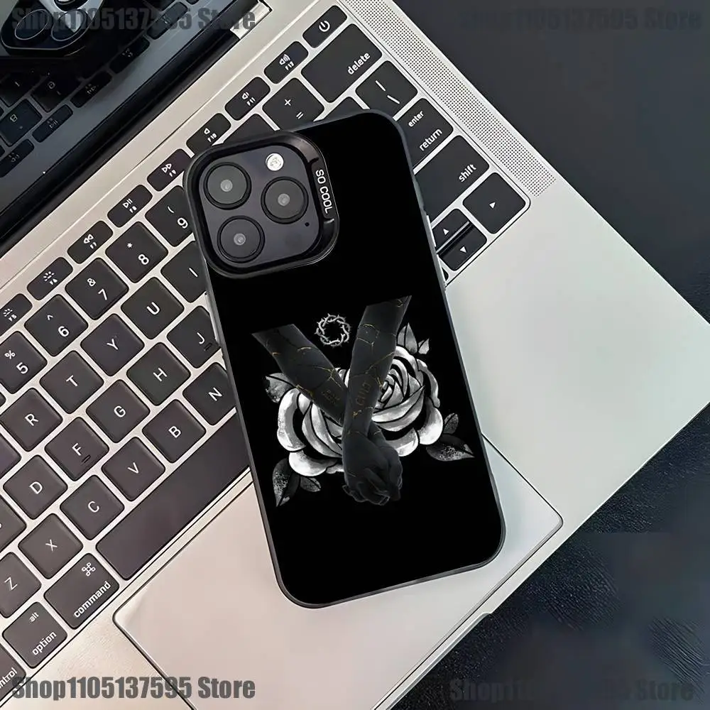 Rock Bad O-Omens Black Matte Shockproof Phone Case