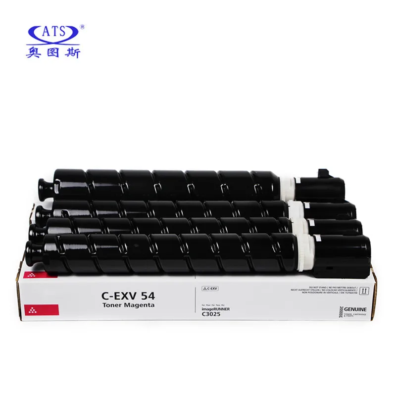 Toner Cartucho para Canon C-exv 54 C-exv54 C3025 Compatível Toner pó Copiadora Peças de Reposição 1pc tn Cor Bk420g Cmy220g - Imagem 2