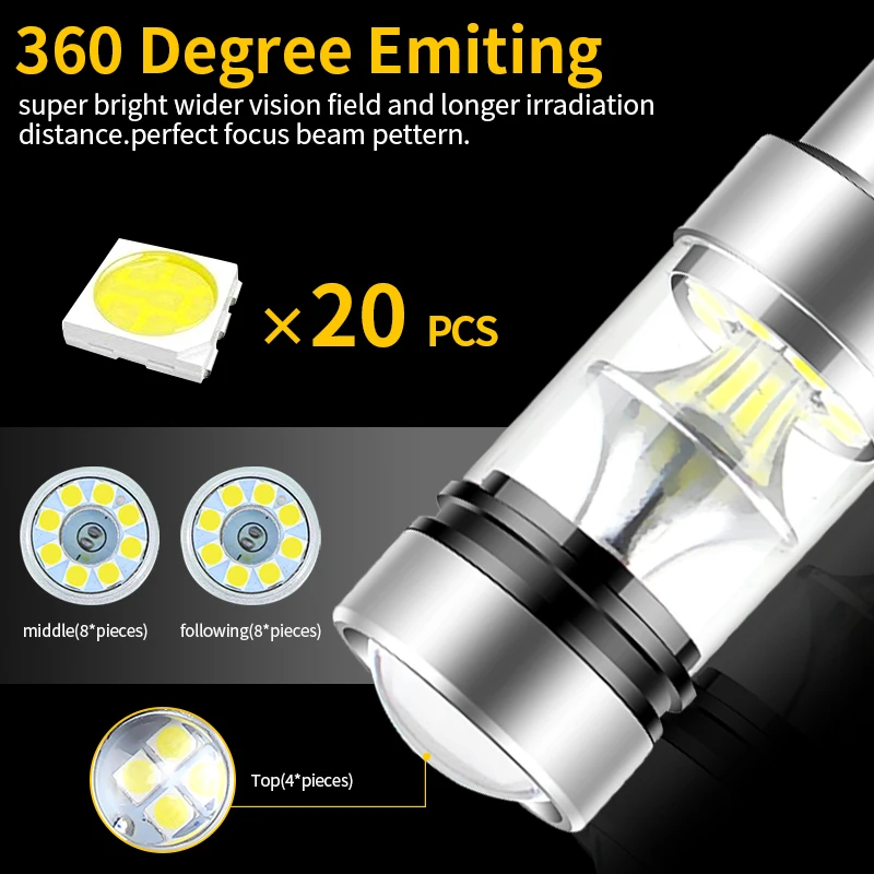 LED ְ  DRL   Canbus P21W BA15S 1156, ƿ A3, 8P, A4, B7, A6, C6, A8, 4E, Q7,  ũ , 2 