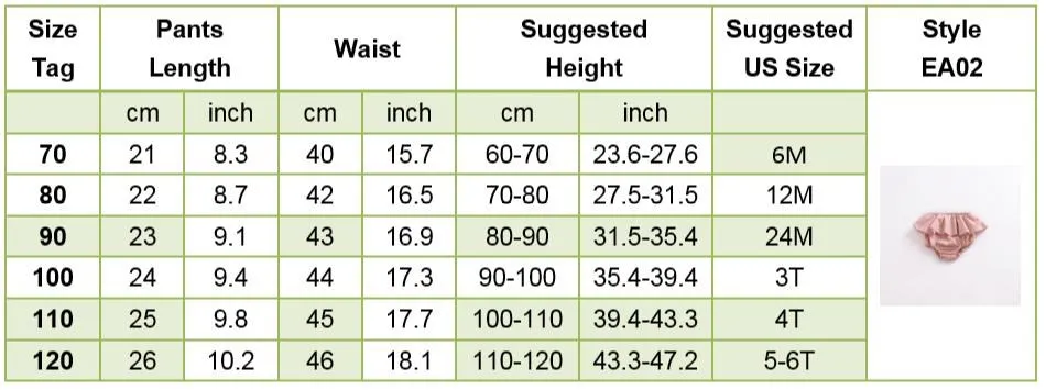 Description Picture 2 of itemNewborn Underwear Baby Shorts Ruffles Girls Panties Infant Clothes Toddler Kids Casual Pants Children Floral Plaid Diaper Covers