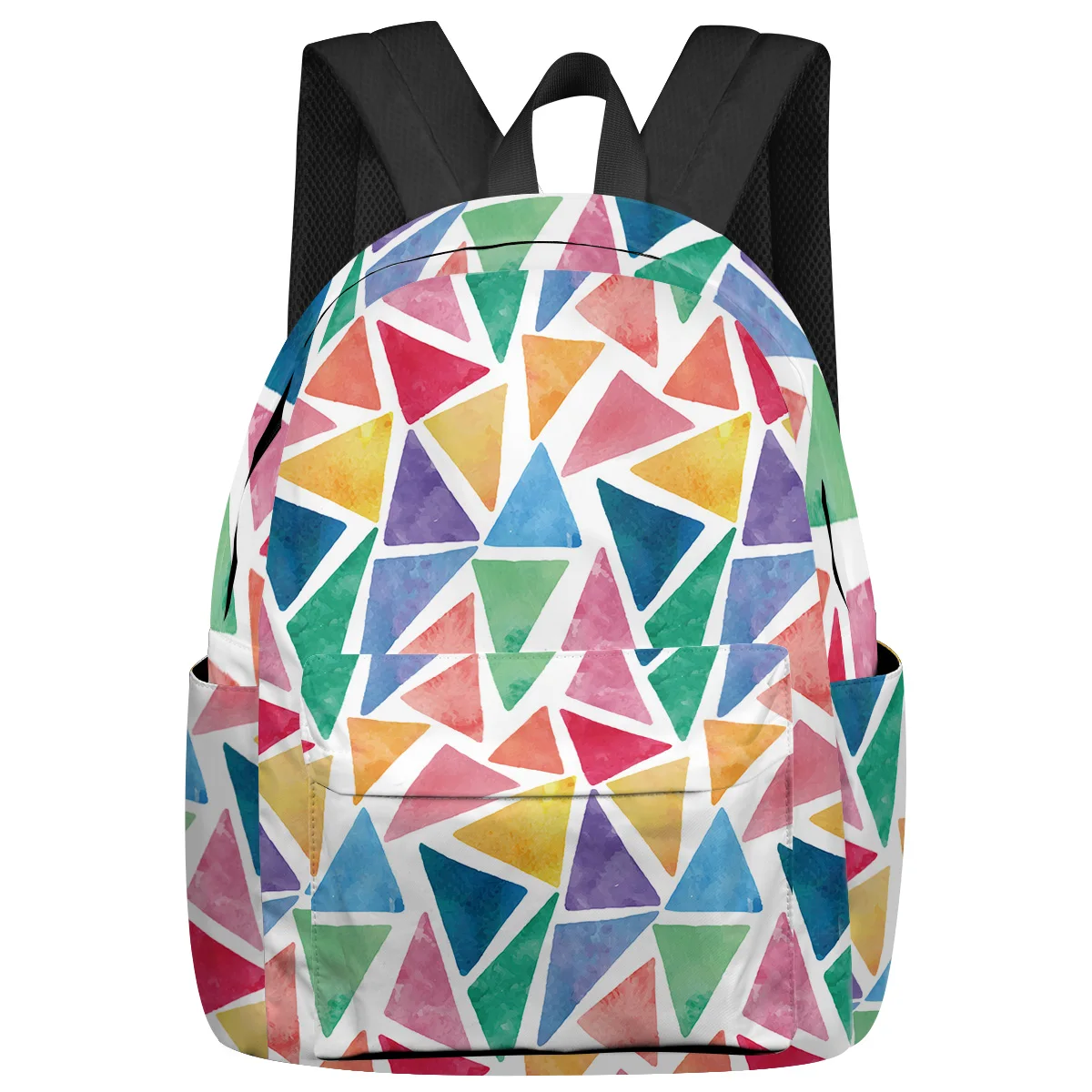 

Треугольная цветная вместительная сумка для книг, дорожные рюкзаки, школьный ранец для подростков, женские сумки для ноутбука, рюкзак