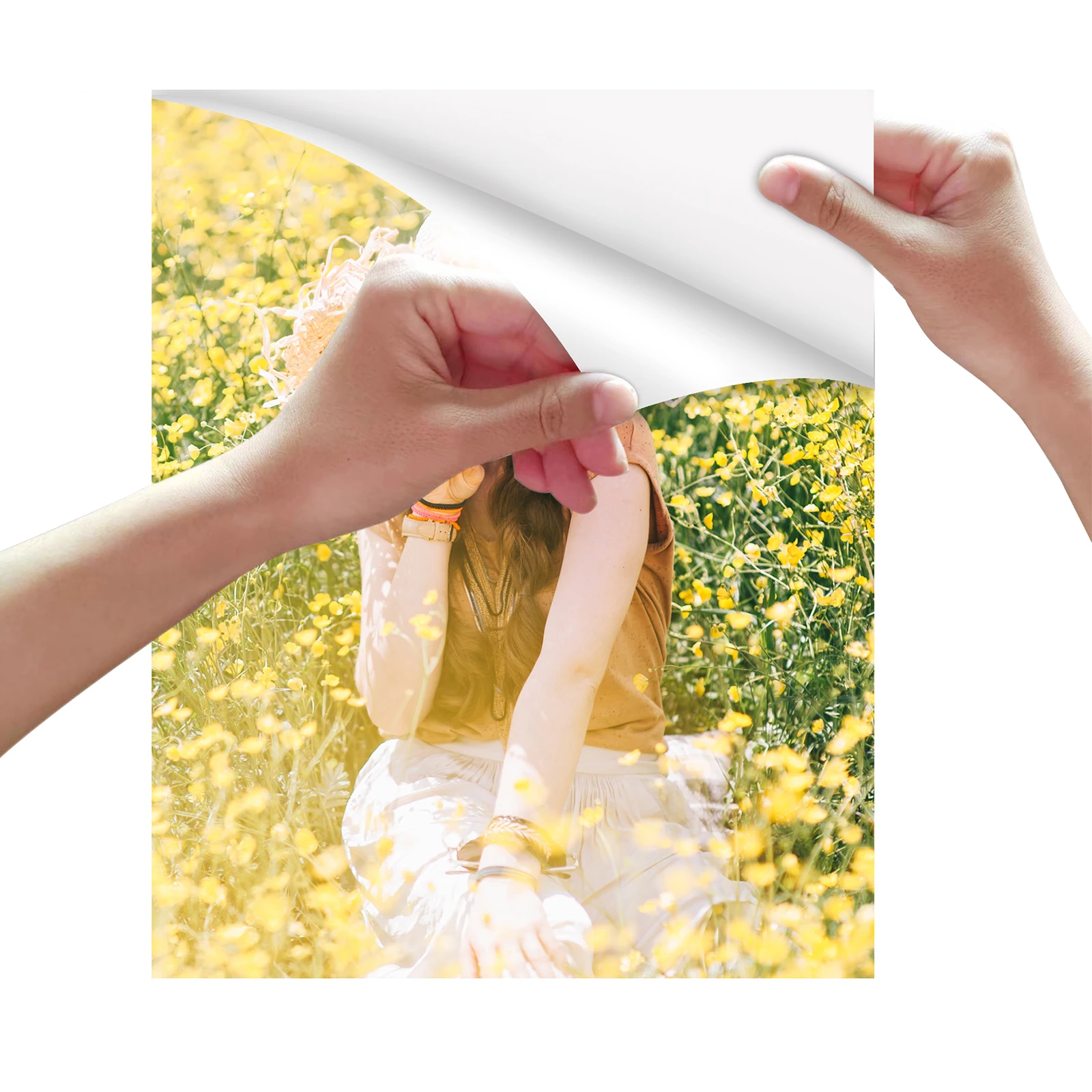Sticker Paper 50 Sheets A4 135G Self-Adhesive Inkjet Photo Paper