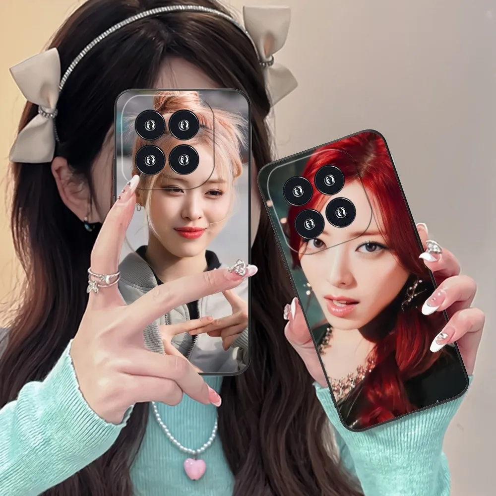 Kpop Itzy Ryujin Mobile Cell Phone Case For Xiaomi 13 12 11 S T Ultra Lite Redmi Note 12 10 Poco F4 F5 X5 Pro 5G Black Cover