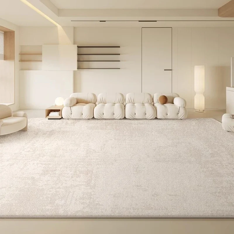 Cream Abstract Striped Carpet Beige Creative Art Living Room Decorative Carpets Luxury Bedroom Bedside Rug Sofa Easy Clean Rugs 4