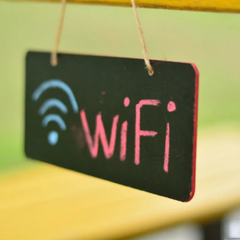 1pc Wooden Mini Blackboard Message Sign Chalkboard with Hemp Rope Wedding Party Decoration Marriage Supplies 18*8cm