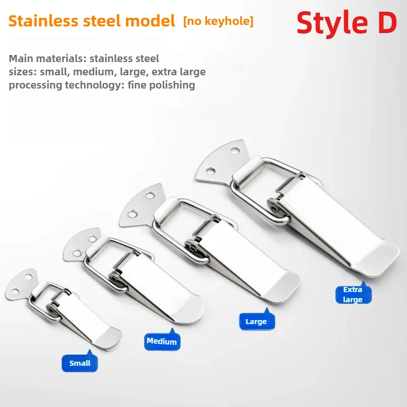 2 PCS Toggle Latches Spring Loaded Clamp Clip Case Box Latch Catch Toggle Tension Lock Lever Clasp Closures Crate Lock Snap