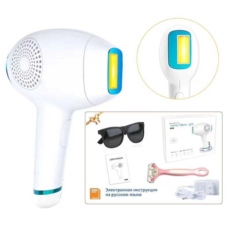 Photoepilator Laser Ipl Hair Removal Cooling Ice Laser Epilator.