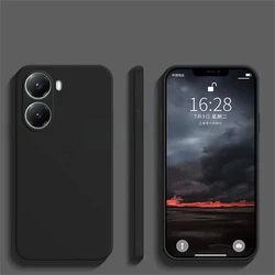Soft Silicone Anti - Slip Shockproof Phone Case - Solid Color, Slim Fit, Durable Design for POCO X7 (Black)