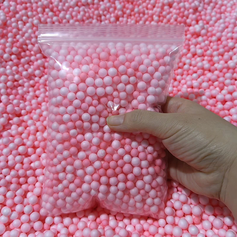 4000 Stück 7–9 mm blutende helle Farben, winzige Schaumstoffperlen, Styropor-Mini-Kugeln, Basteln, bunte Polystyrol-Schaumkugel, Heimdekoration – Detail 34