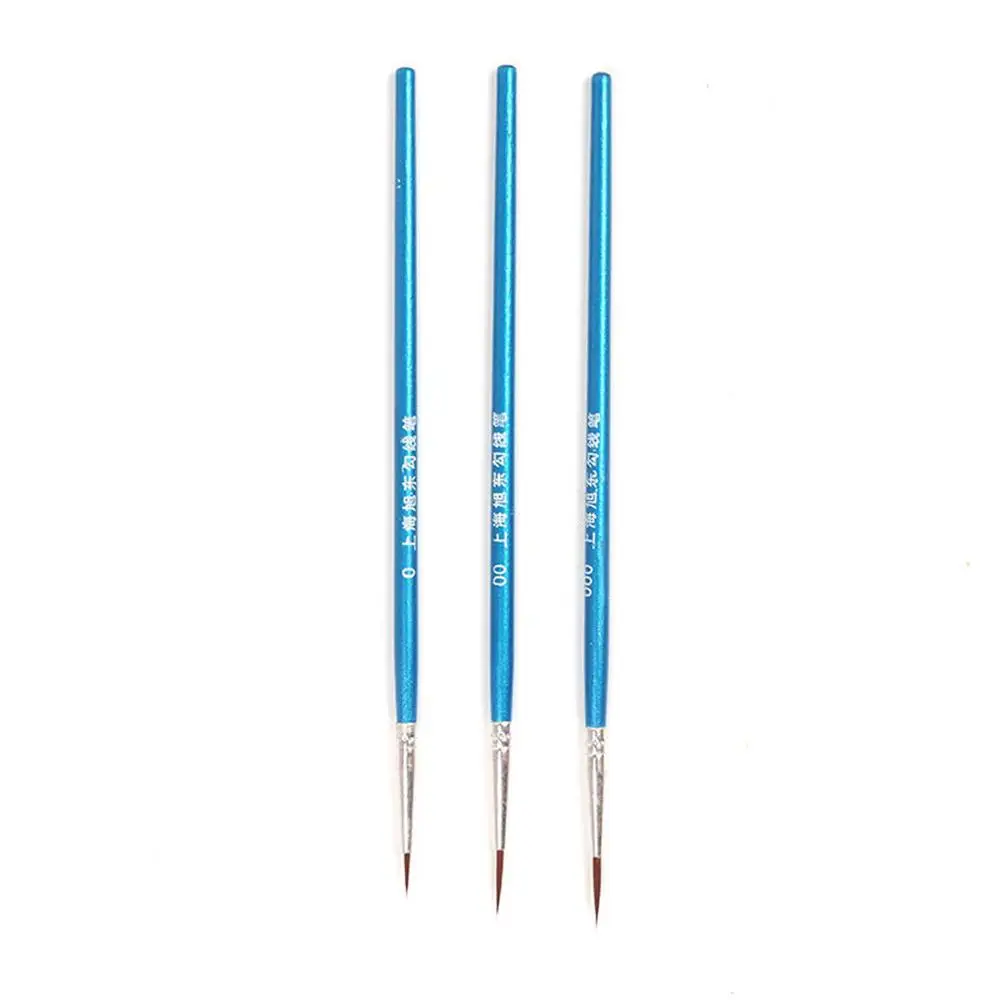 10 Pcs/Lot Point Line Drawing Pen Artist Paint Brush Nylon Hair Pen Fine Tip Fondant Cake Decorating