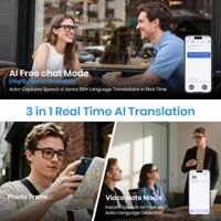 SENBONO New AI Translation Smart Glasses Hands-free calling Music Player Camera Control Anti-blue Light Glasses for Men Women - Image 2