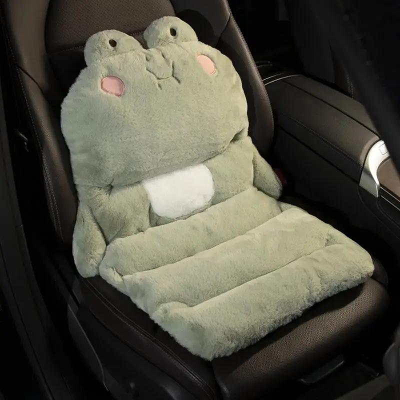 Cartoon Chair Cushion Car Back Seat Cushion Comfortable Soft Non Slip 1 Piece Cartoon Car Seat Cushion Cute Improve Comfort