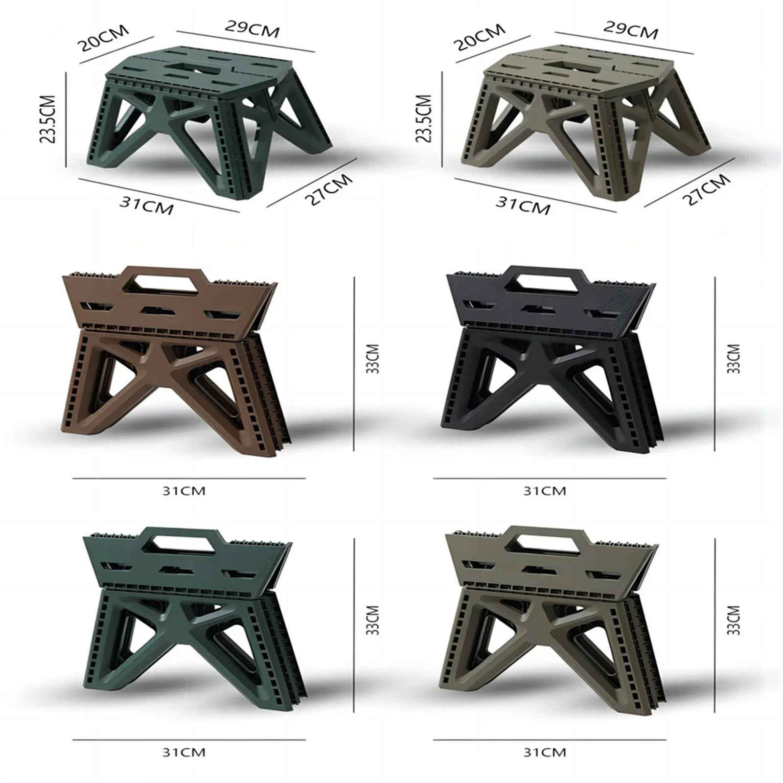 Outdoor Small Stool Portable Folding Stool High Load Bearing Durable Small Chair Fishing Stool Beach Stool Camping Stool 6