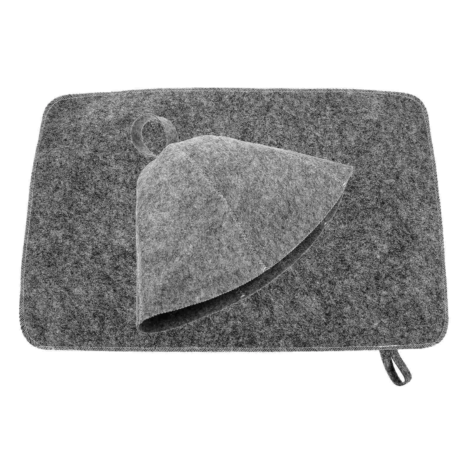 

Comfort Sauna Hat Portable Sauna Pad Felt Sauna Hat Thickened Sauna Hat Sauna Hat Sauna Supply for Sauna Indoor Home Daily