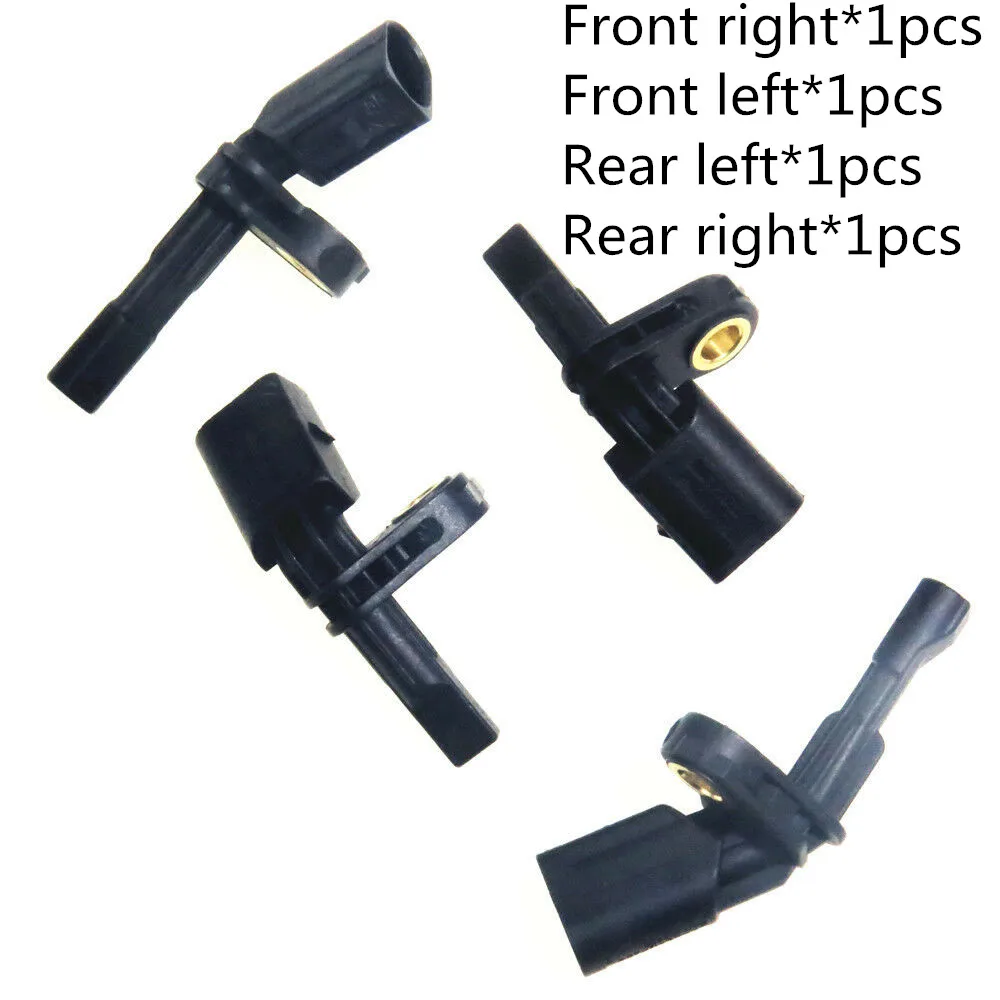 FWD ABS Wheel Sensor 4Pcs Front Rear Left Right Kit For Audi TT Q3 A3 CC VW Beetle Eos Golf Passat B6 Superb Seat Alhambra auto speed sensor