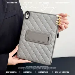 Elegant 3D Diamond Leather Tablet Stand Cover for Pro 11 2020 - 2022 (GRAY)