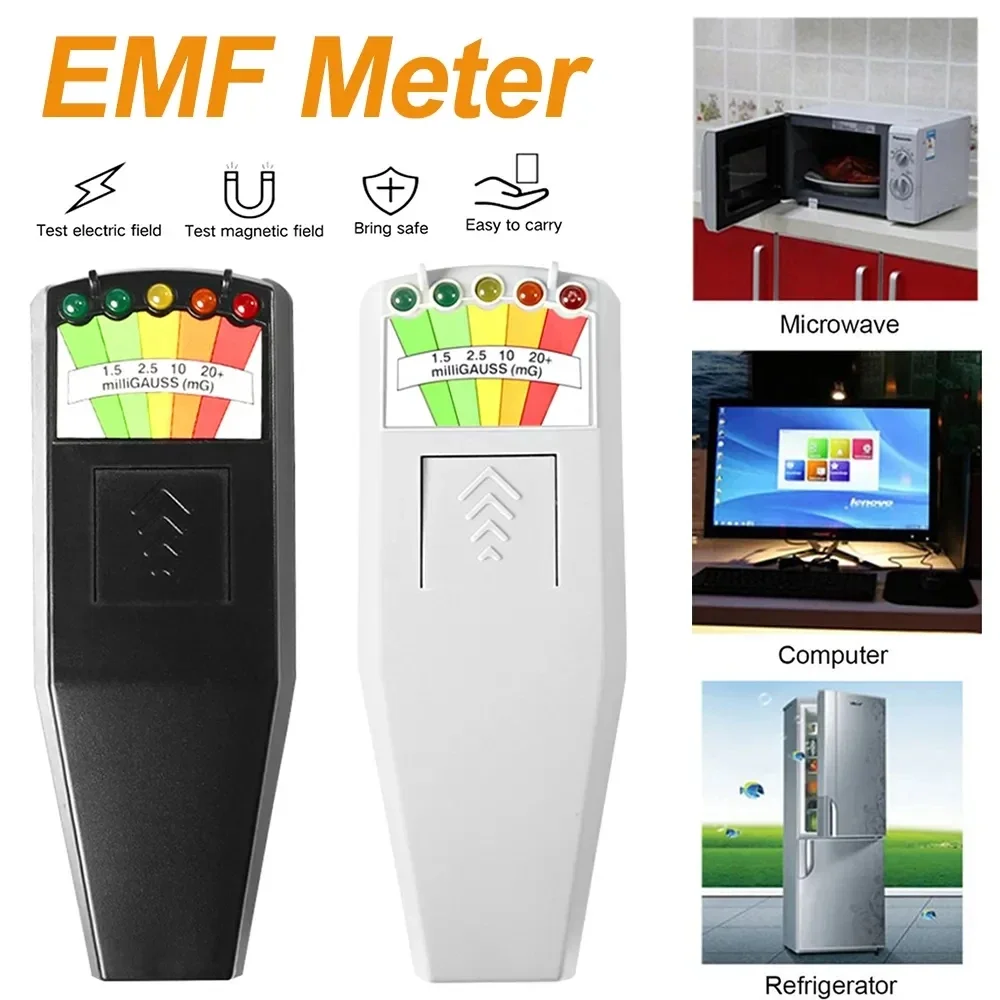 Osmond K2 Medidor De Campos Electromagnéticos (EMF) - Portátil, 5 LEDs, Para Uso Personal Y Paranormal
