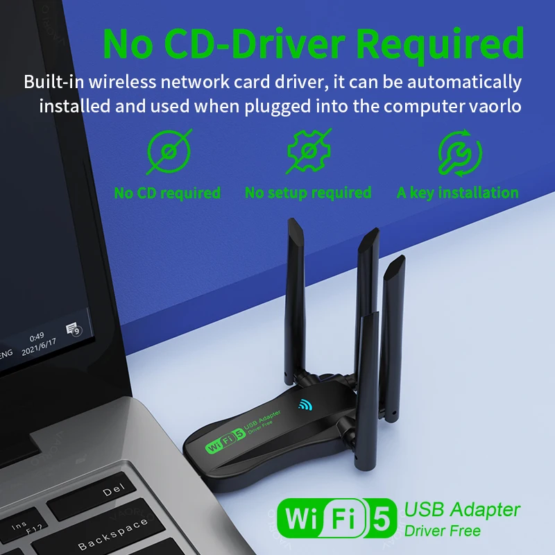 Dual Band WiFi USB Adapter 4