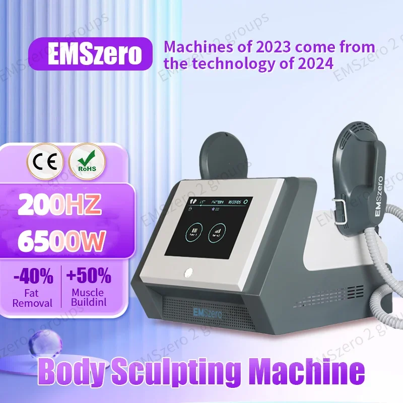 2024 Newest Portable DLS-EMSlim RF Power 6500W Weight Loss Muscle Stimulating Fat Removal Body Sculpt Machine EMSzero