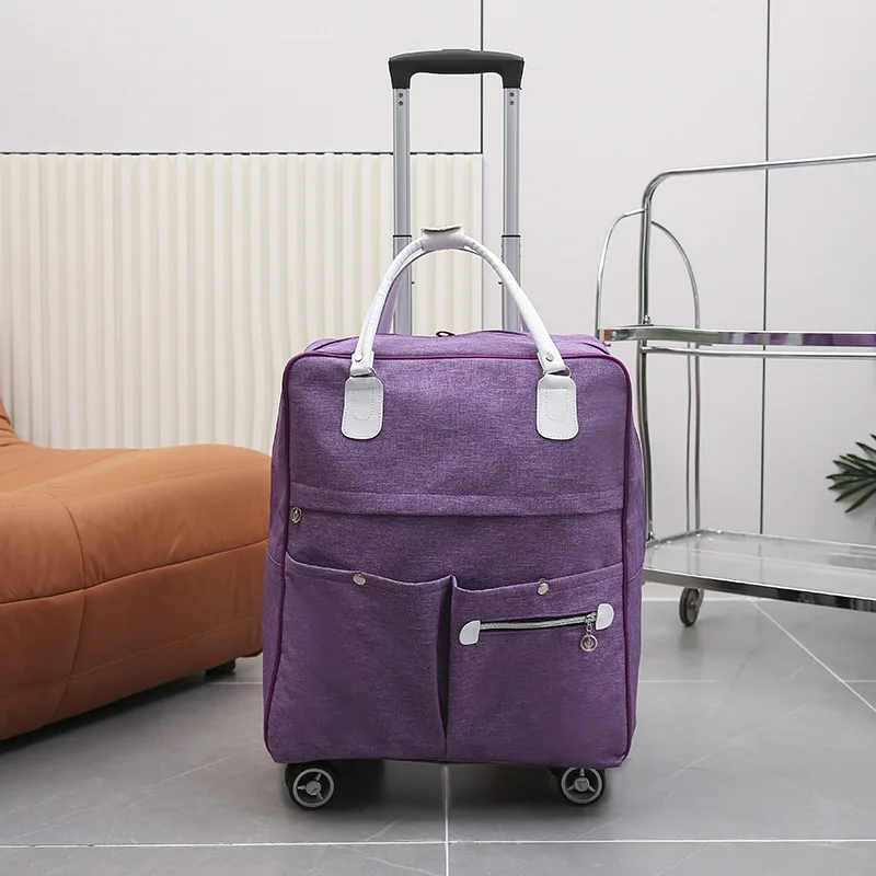 Sacs de voyage pliables unisexes, valise de rangement de bagages