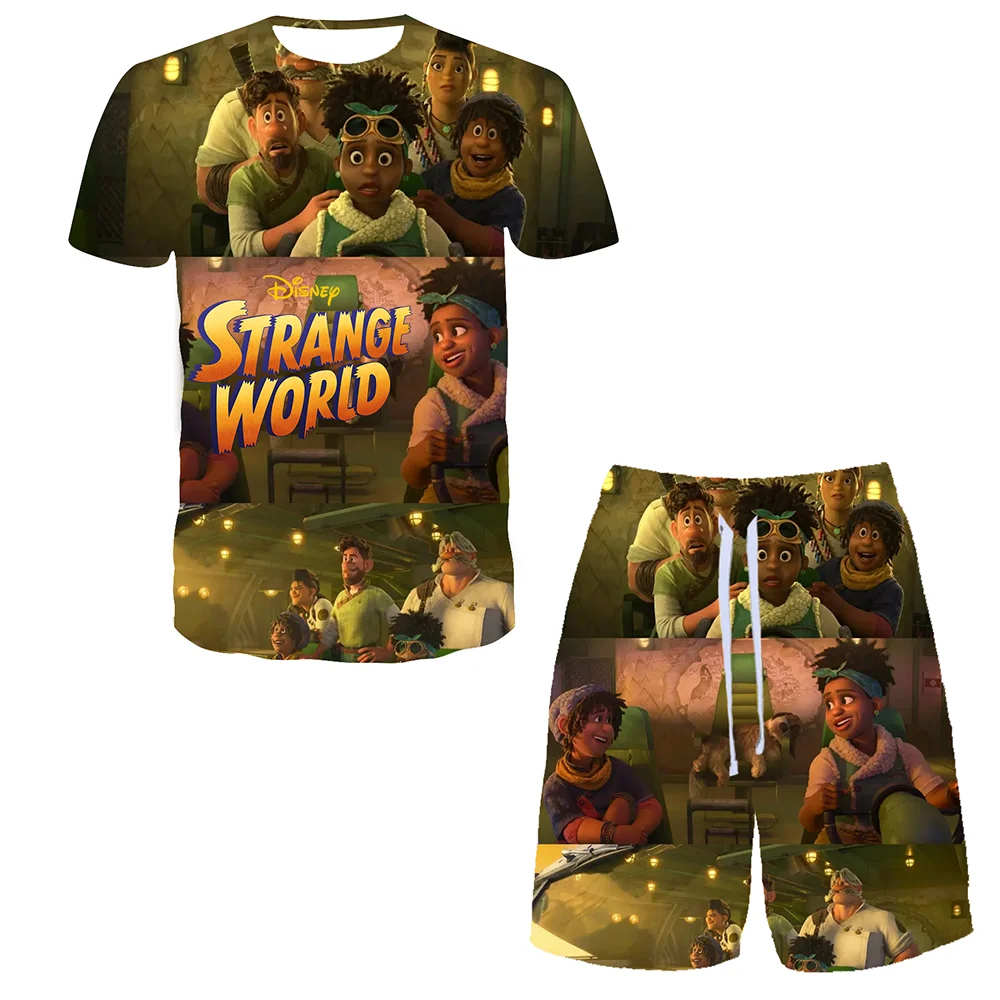 

Комплект из футболки и шортов для мужчин и женщин, с 3D принтом