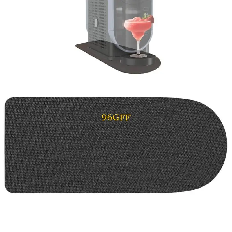 96GF 푸드 프로세서 슬라이딩 패드 부엌 기기 조리대 저장 저장 움직이는 슬라이더 기계 액세서리 고무 질감