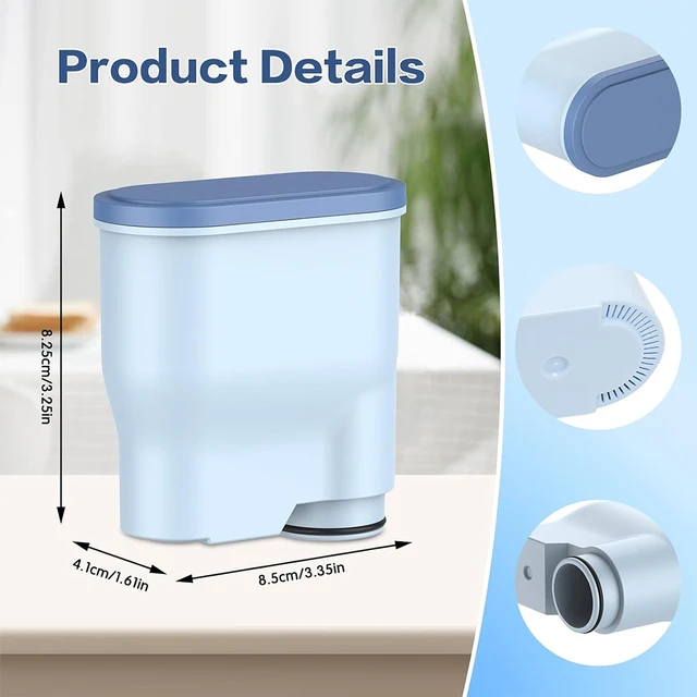 Filtro Acqua Ricambio Per Philips AquaClean - 4 Pezzi Per Macchine Caff&egrave;