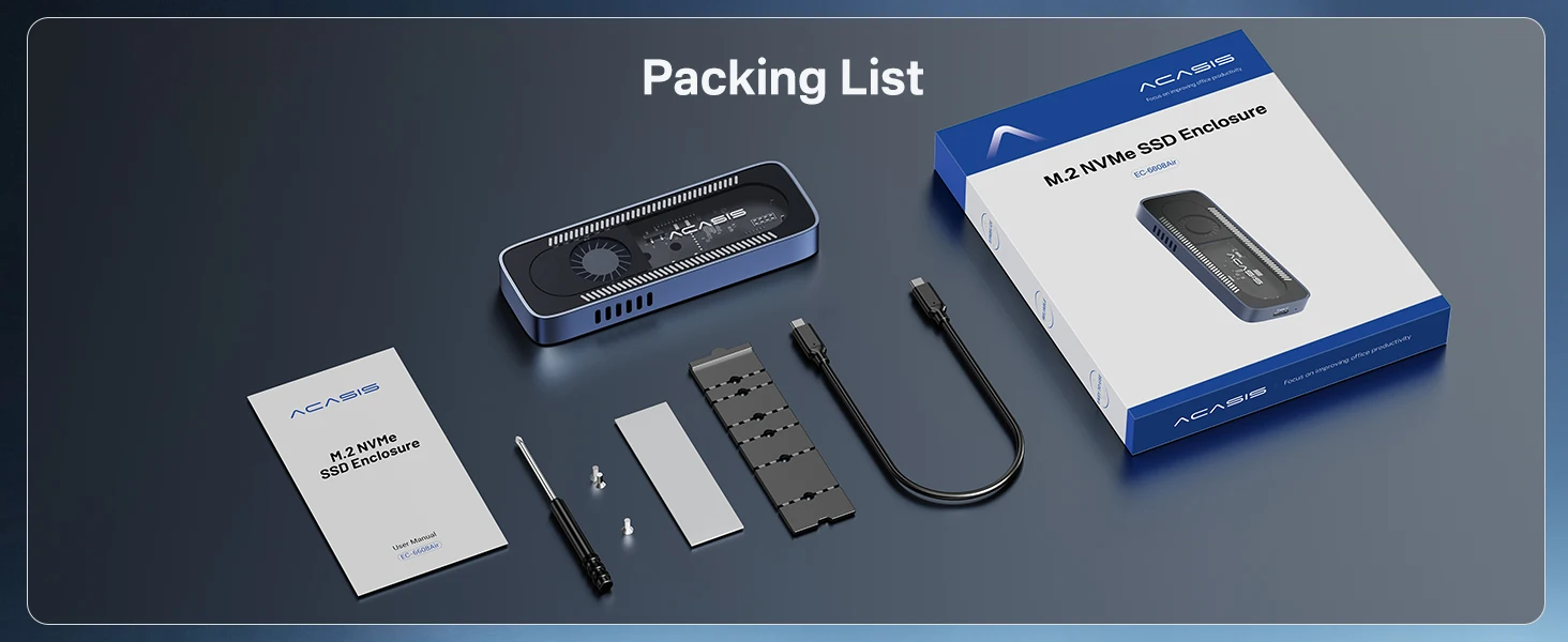 de tamanho pequeno, NVME, USB 3.1 M.2, 2280, 60, 42, 30, 10Gbps