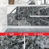 5m/Roll Waterproof Marble Wallpaper Contact Paper Wall Sticker Self Adhesive Bathroom Kitchen Countertop Home Decorative Film 2