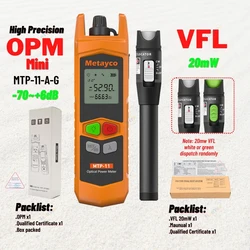 Enhanced Fiber Optic Tool Kit with Power Meter and Visual Fault Locator (MTP11 and VFL 20mW)