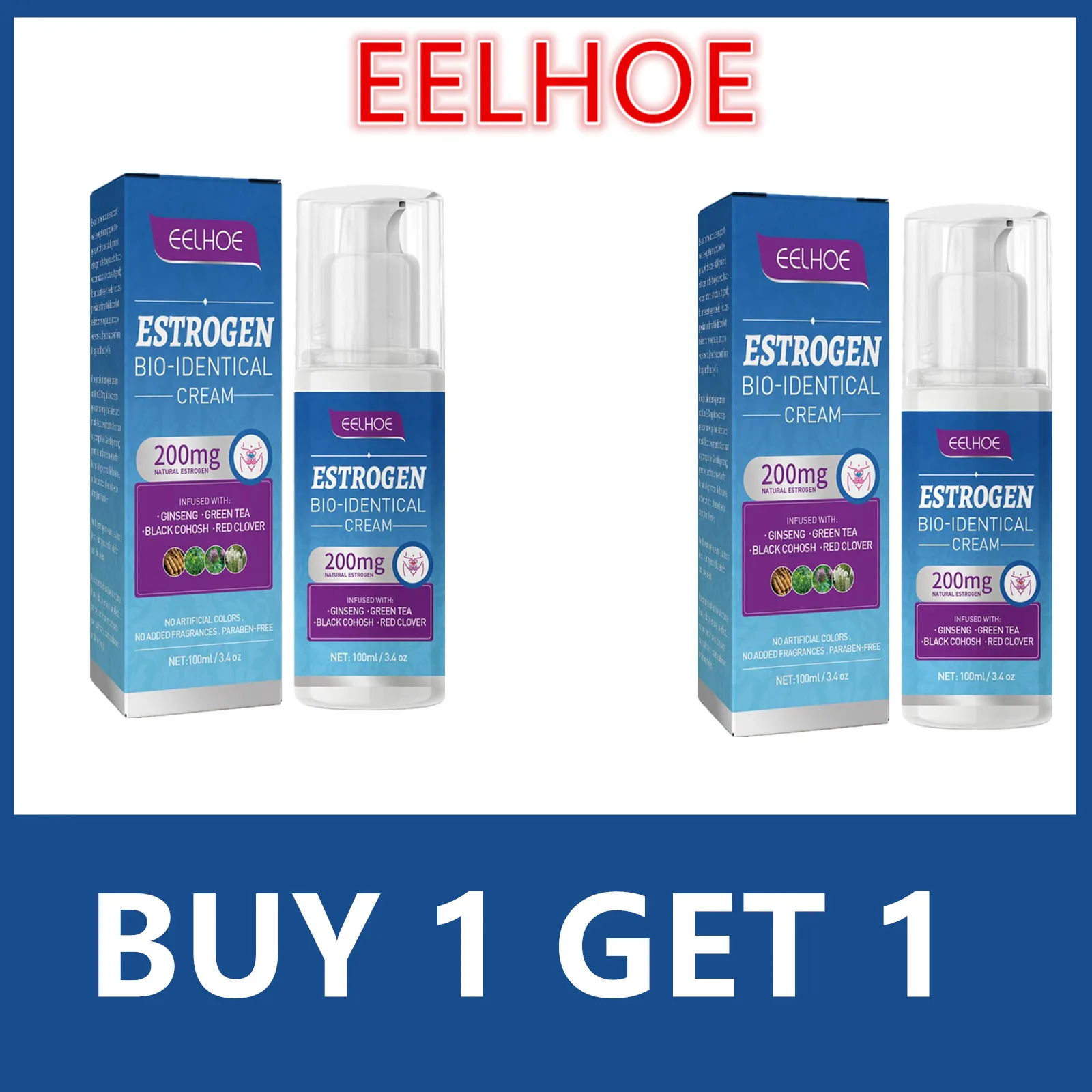 Estrogen Relief Cream 100ml for Women Menopause Health Body Care